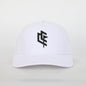 5 Panel White CC Cap