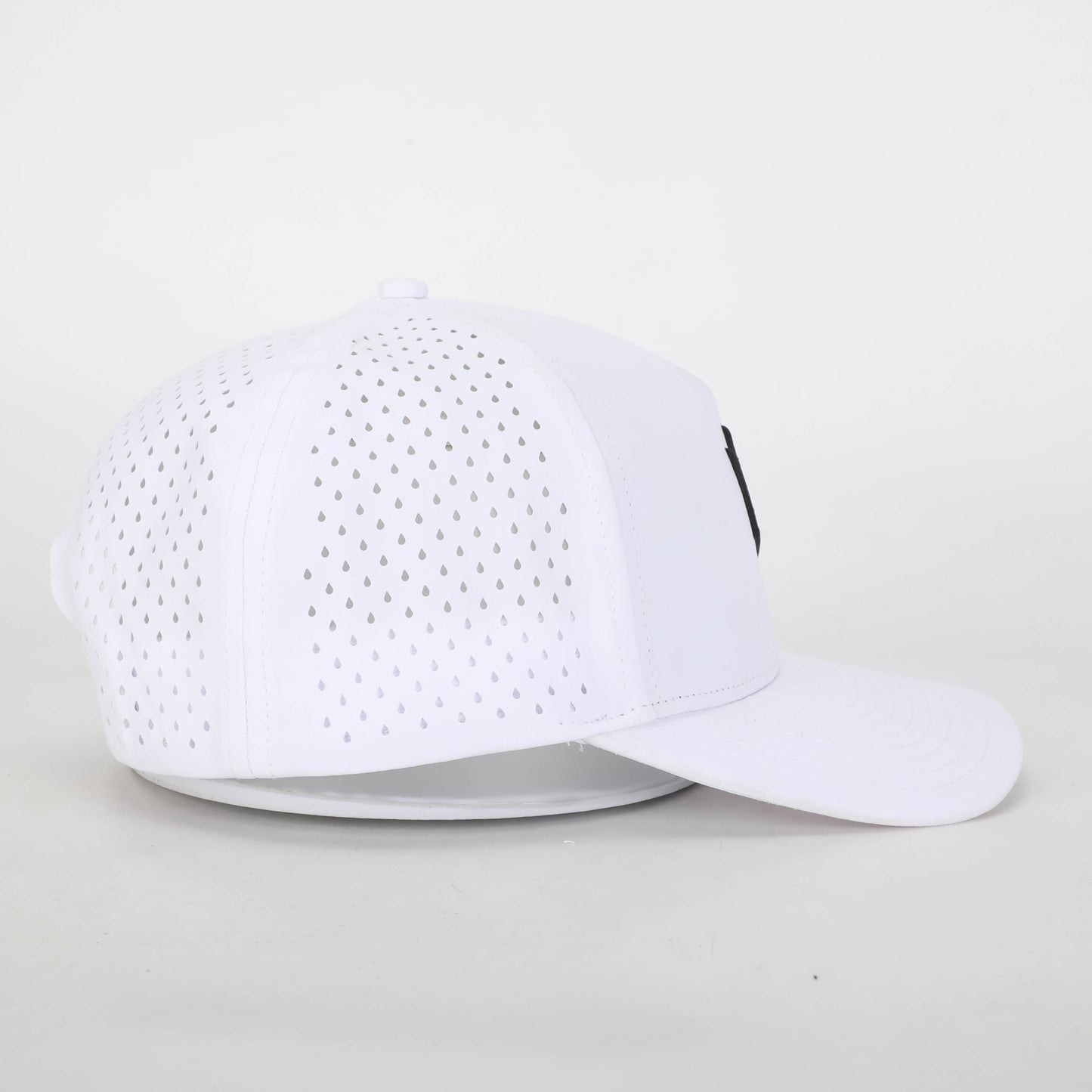 5 Panel White CC Cap