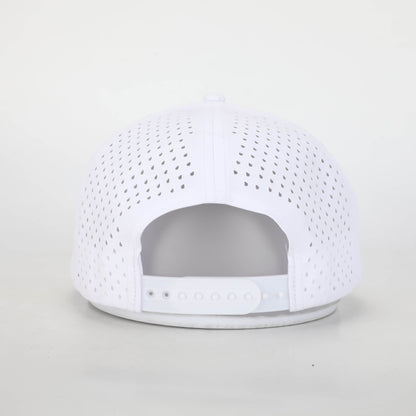 5 Panel White CC Cap